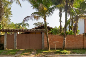 Casa Pé na Areia no Barra do Una com Ar e 3 Vagas